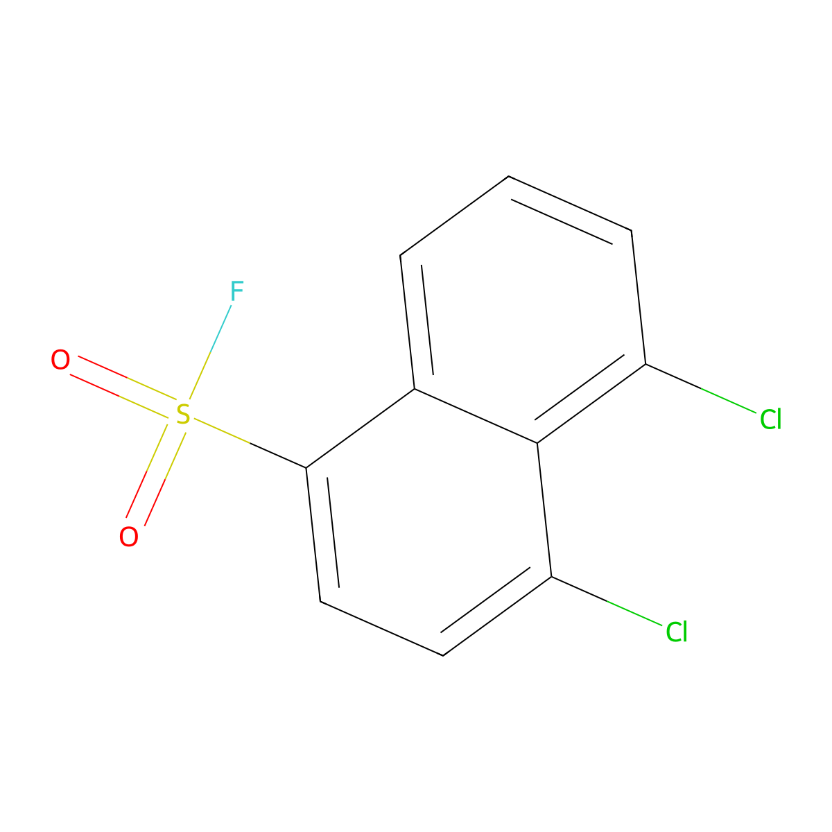 4,5-Dichloronaphthalene-1-sulfonyl fluoride molecular structure, CAS 2138254-42-7