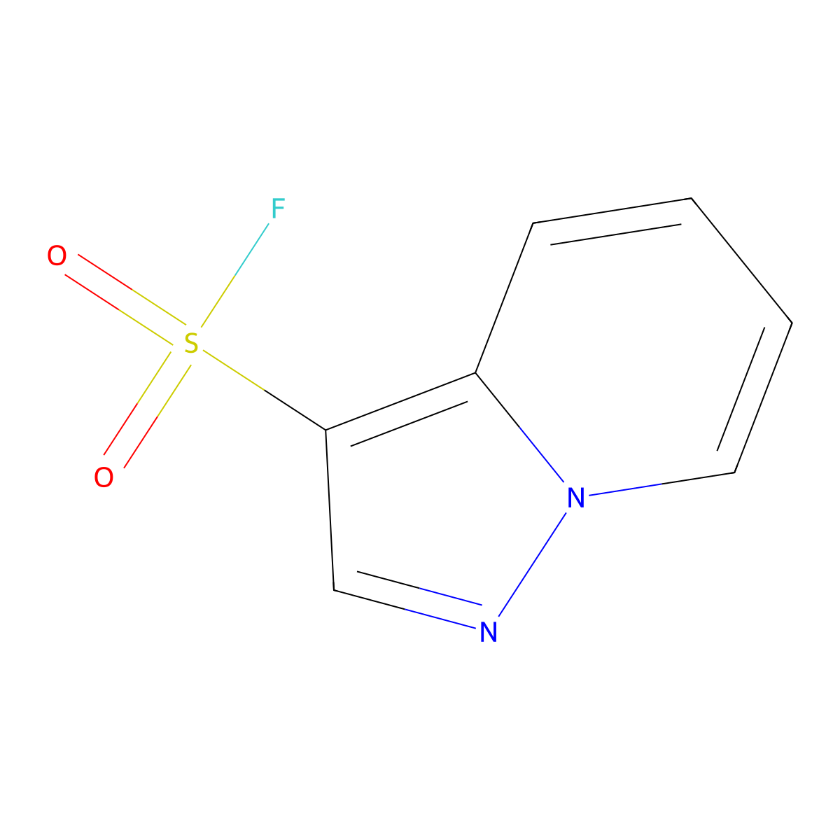 Pyrazolo[1,5-a]pyridine-3-sulfonyl fluoride molecular structure, CAS 2138255-14-6