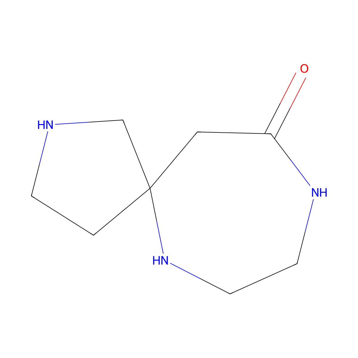 2,6,9-Triazaspiro[4.6]undecan-10-one molecular structure, CAS 2138256-13-8