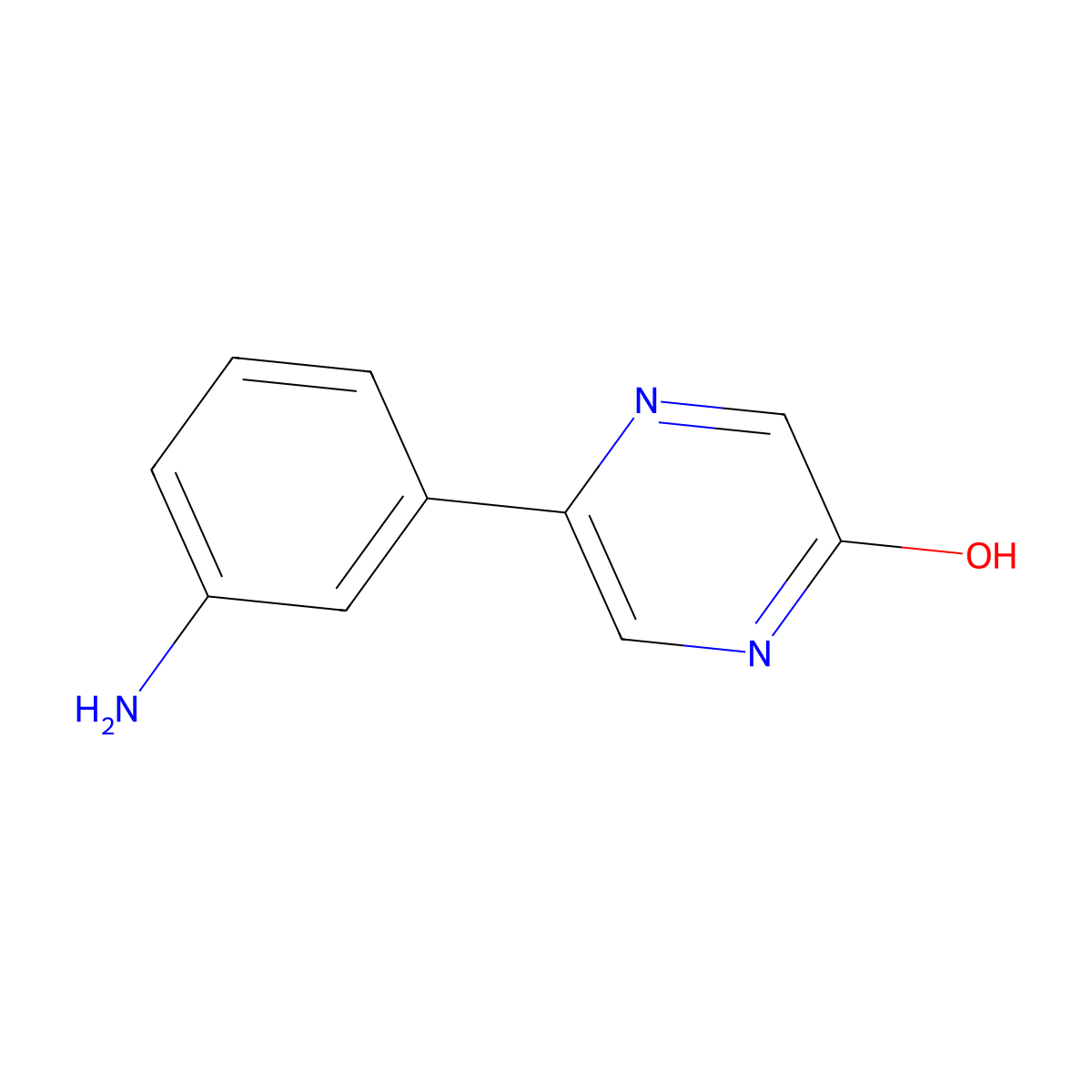 5-(3-Aminophenyl)pyrazin-2-ol molecular structure, CAS 2138257-24-4