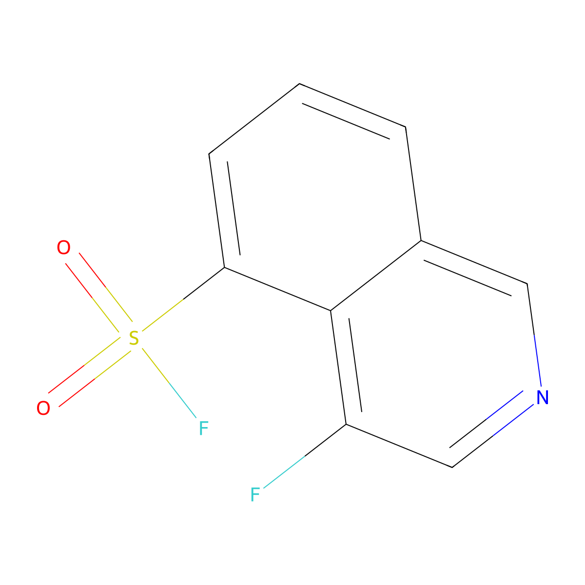 4-Fluoroisoquinoline-5-sulfonyl fluoride molecular structure, CAS 2138262-45-8