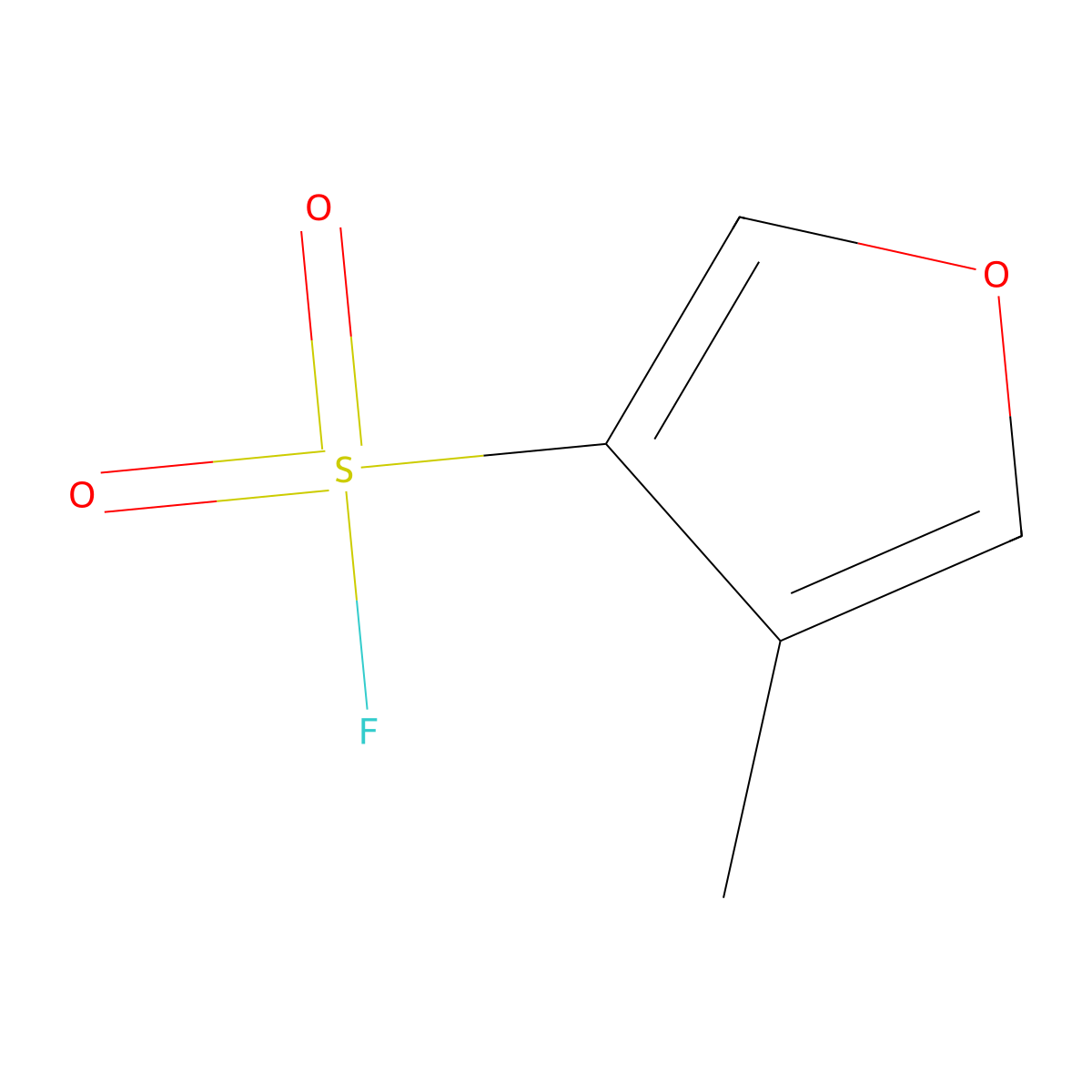 4-Methylfuran-3-sulfonyl fluoride molecular structure, CAS 2138263-02-0