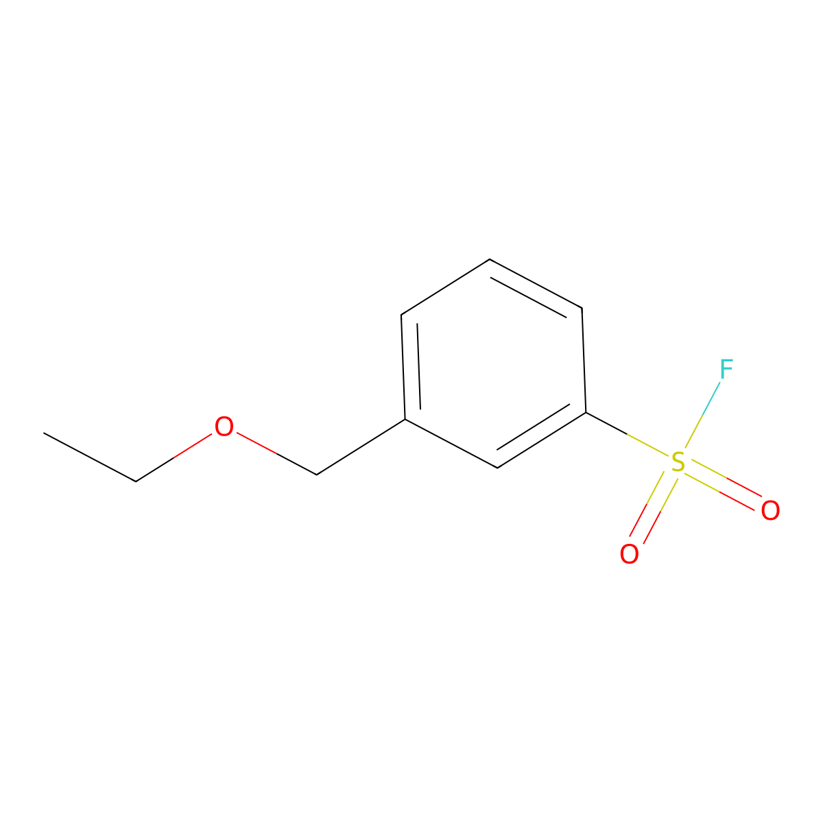 3-(Ethoxymethyl)benzene-1-sulfonyl fluoride molecular structure, CAS 2138265-92-4