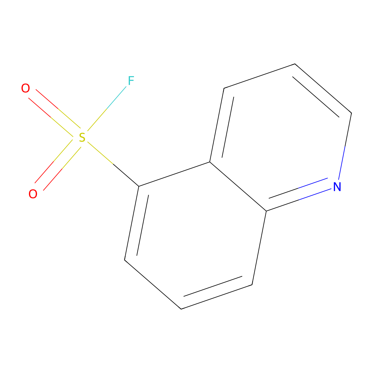 Quinoline-5-sulfonyl fluoride molecular structure, CAS 2138267-85-1