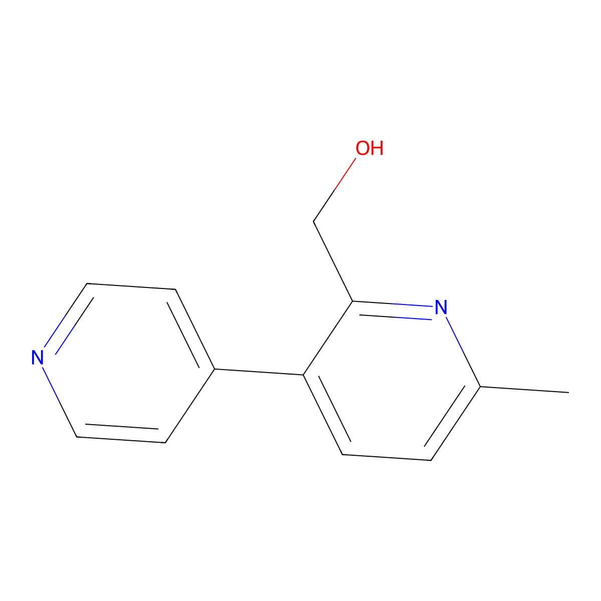 [6-Methyl-3-(pyridin-4-yl)pyridin-2-yl]methanol molecular structure, CAS 2138269-34-6