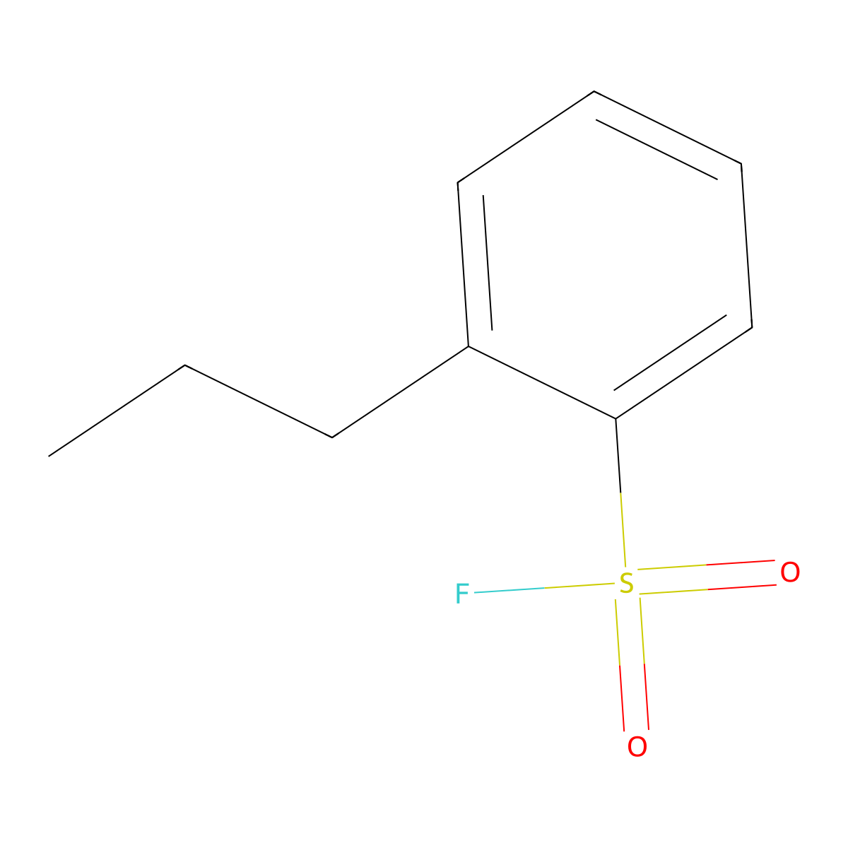 2-Propylbenzene-1-sulfonyl fluoride molecular structure, CAS 2138270-69-4