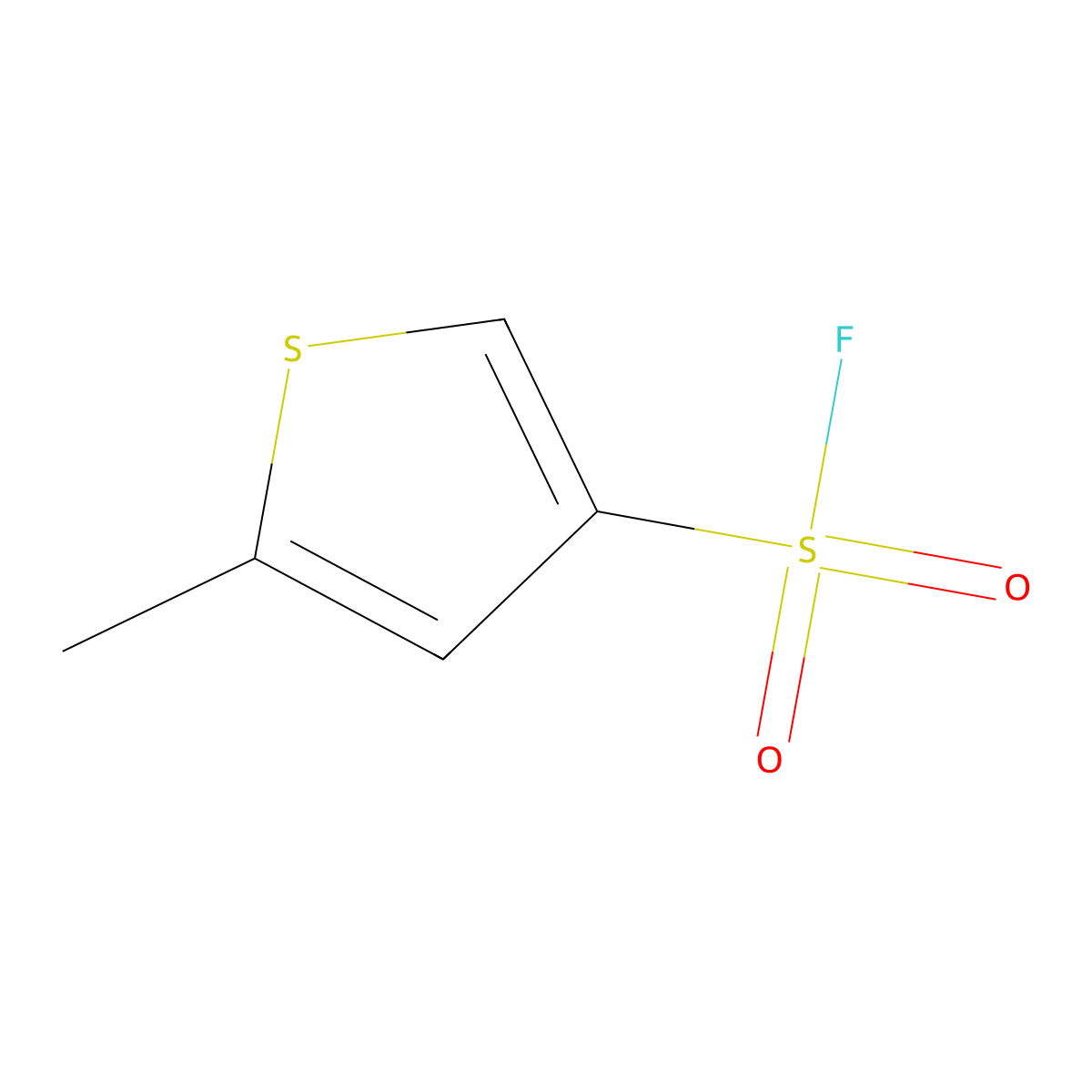 5-Methylthiophene-3-sulfonyl fluoride molecular structure, CAS 2138272-31-6