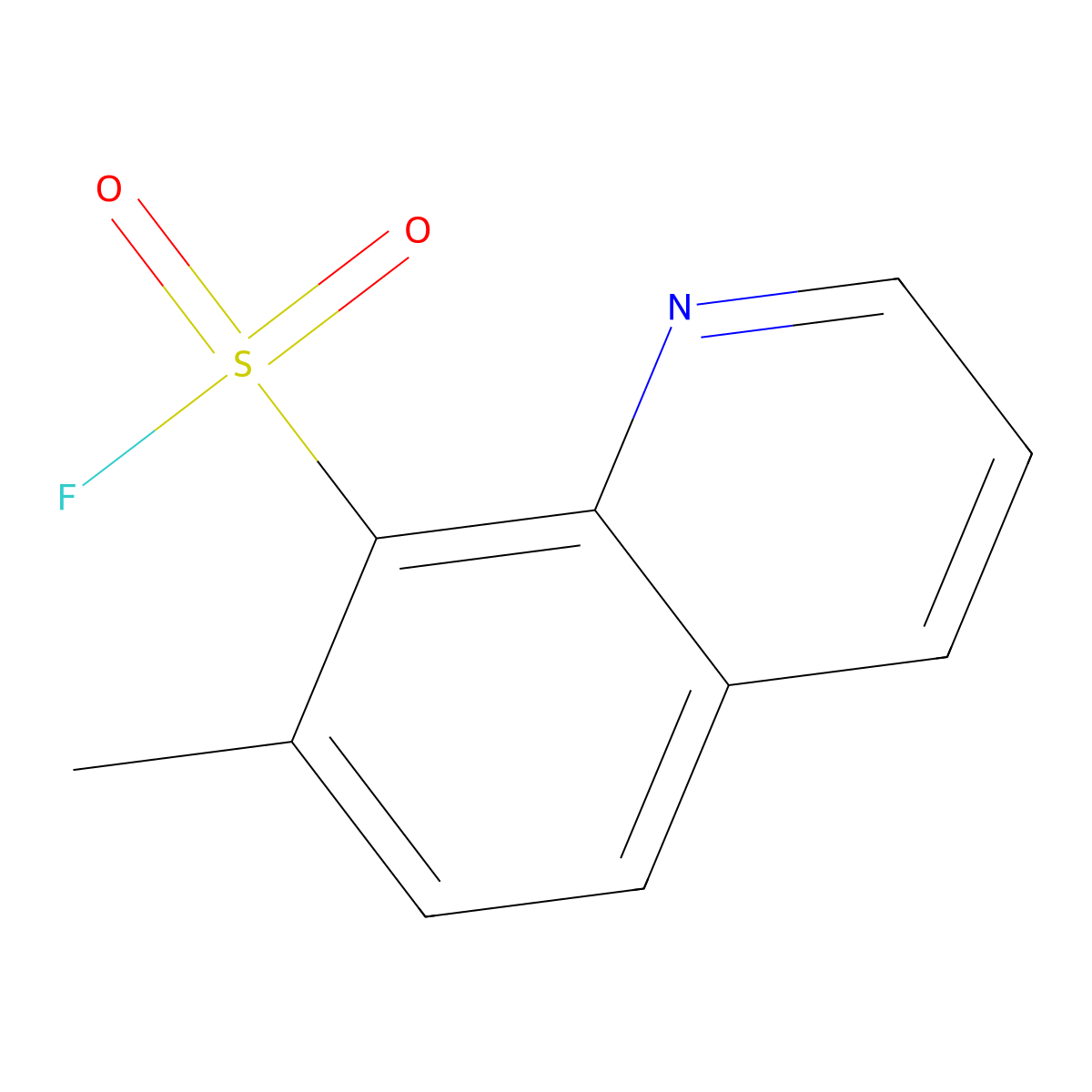 7-Methylquinoline-8-sulfonyl fluoride molecular structure, CAS 2138273-84-2