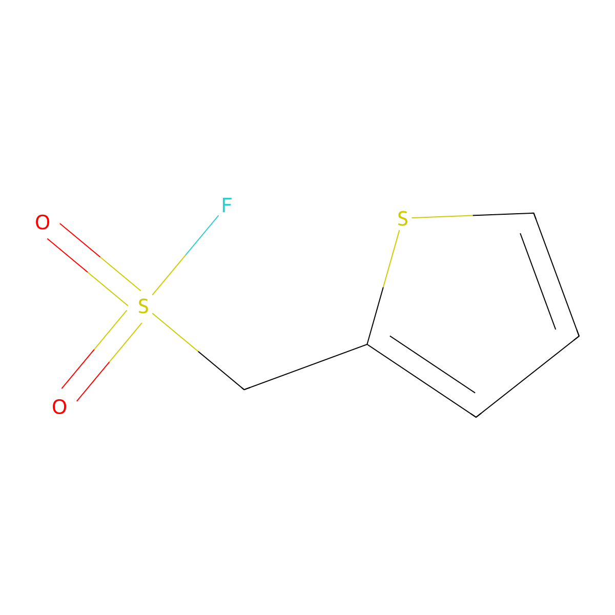 (Thiophen-2-yl)methanesulfonyl fluoride molecular structure, CAS 2138273-97-7