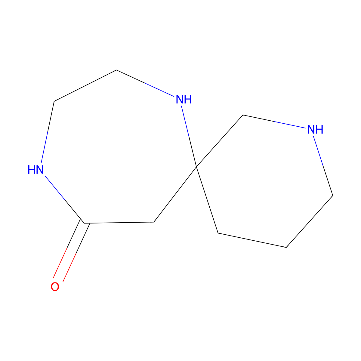 2,7,10-Triazaspiro[5.6]dodecan-11-one molecular structure, CAS 2138274-26-5