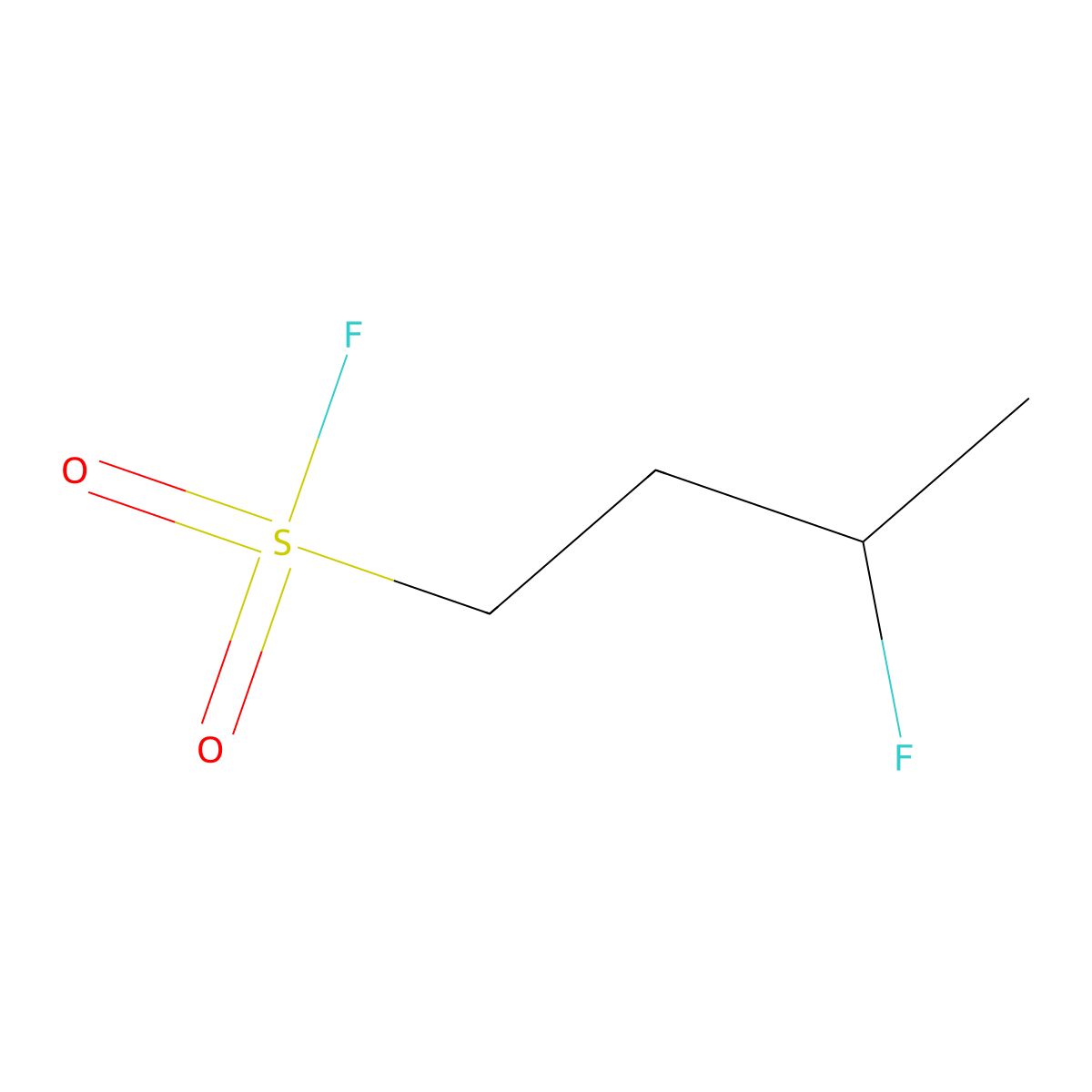 3-Fluorobutane-1-sulfonyl fluoride molecular structure, CAS 2138278-09-6