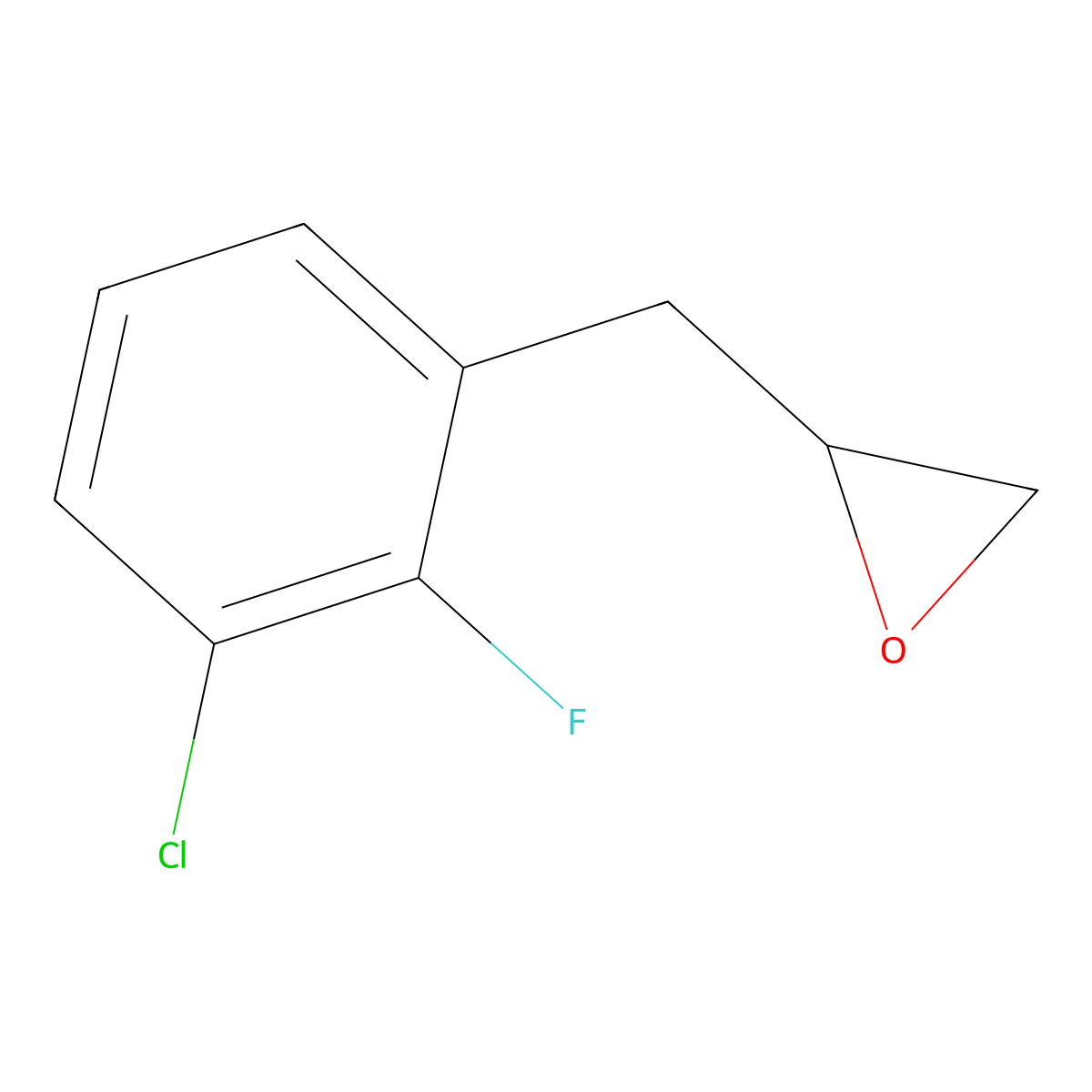 2-[(3-Chloro-2-fluorophenyl)methyl]oxirane molecular structure, CAS 2138282-72-9