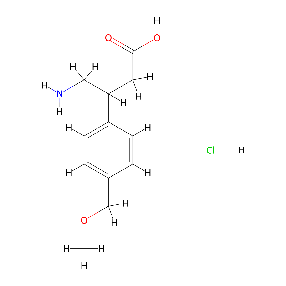 4-Amino-3-(4-(methoxymethyl)phenyl)butanoic acid hydrochloride molecular structure, CAS 2138289-91-3