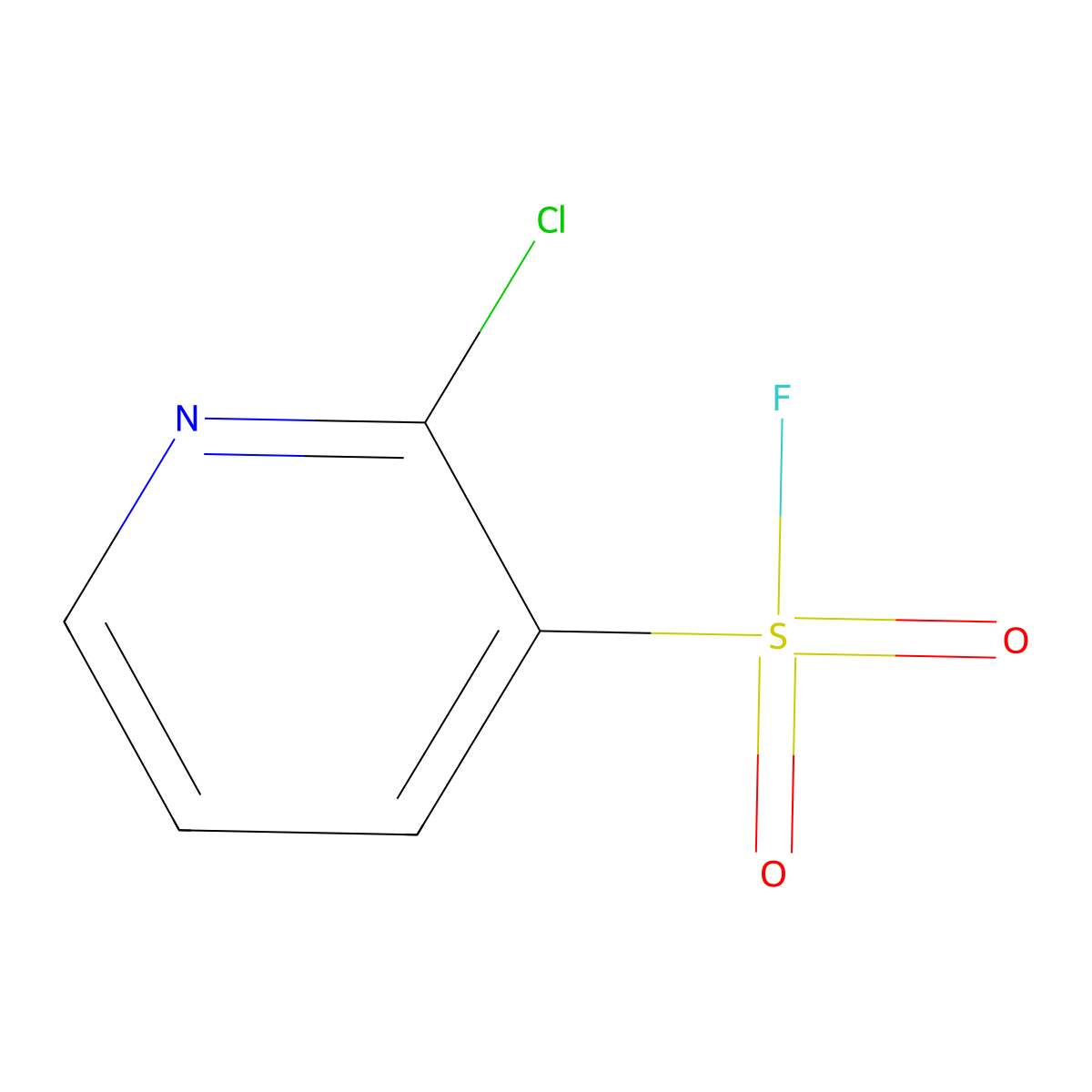 2-Chloropyridine-3-sulfonyl fluoride molecular structure, CAS 2138291-68-4