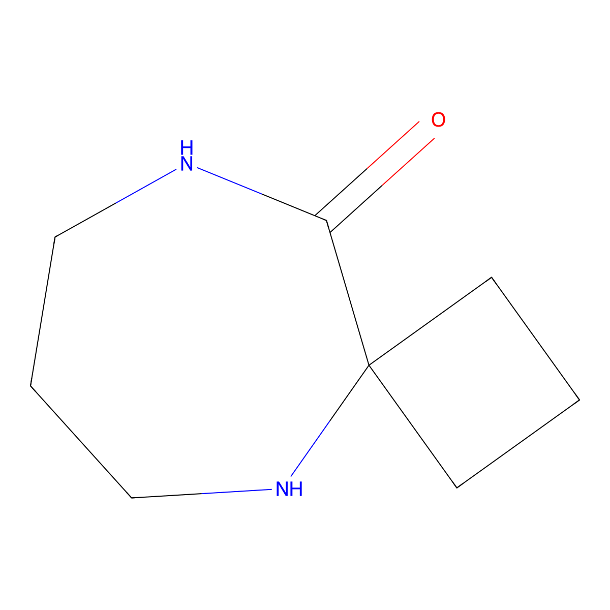 5,9-Diazaspiro[3.6]decan-10-one molecular structure, CAS 2138296-64-5