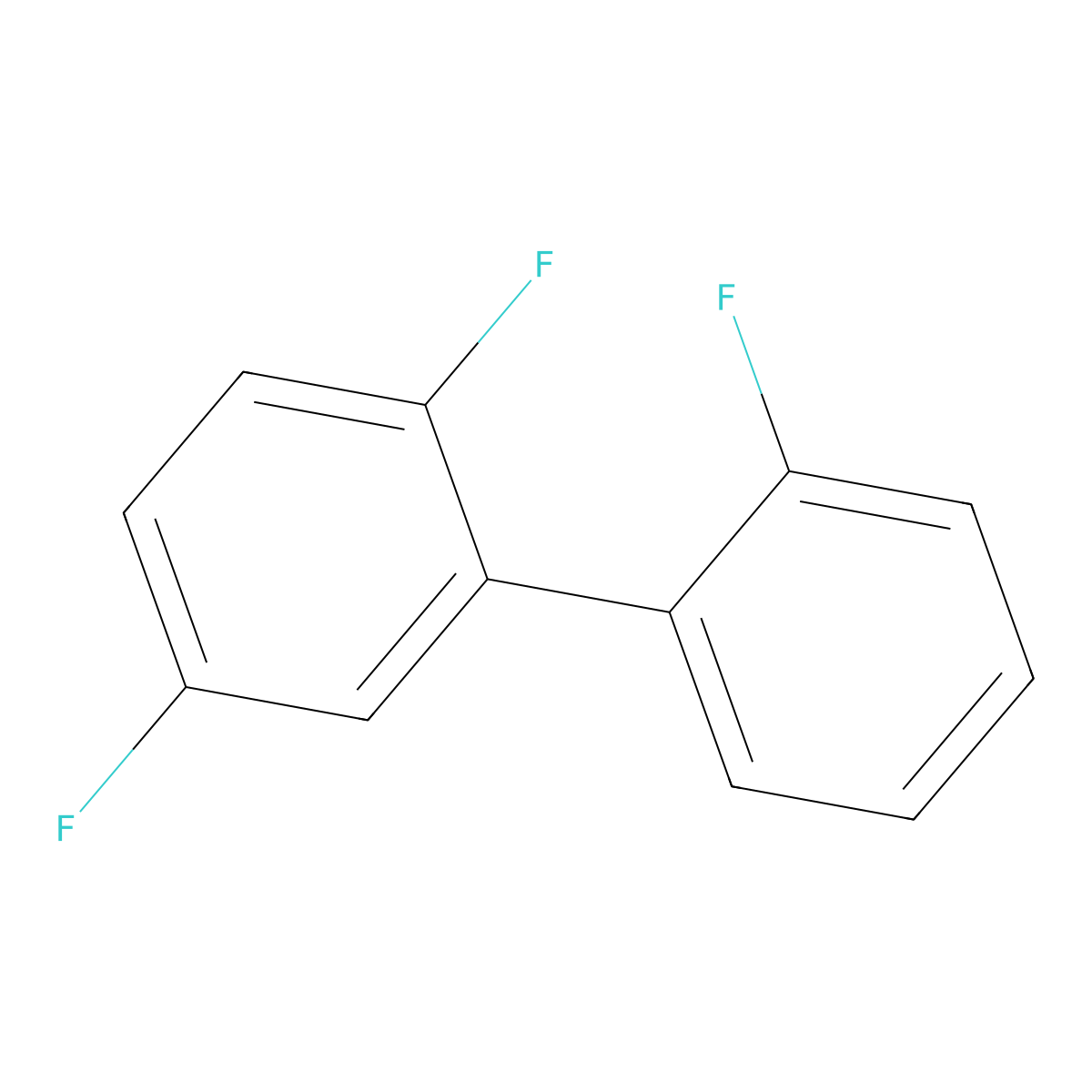 1,4-Difluoro-2-(2-fluorophenyl)benzene molecular structure, CAS 2138297-62-6