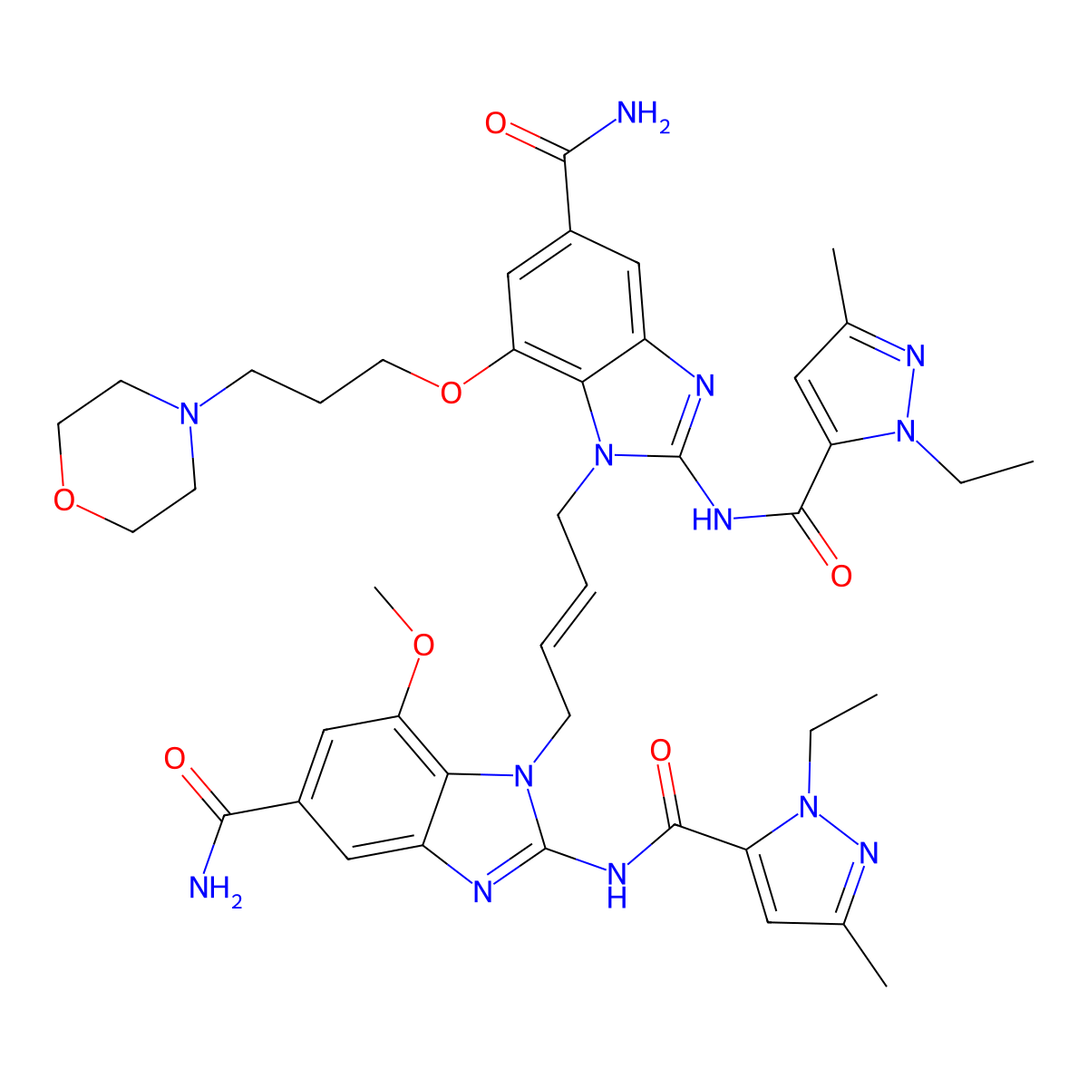Diabzi sting agonist-1 molecular structure, CAS 2138299-33-7