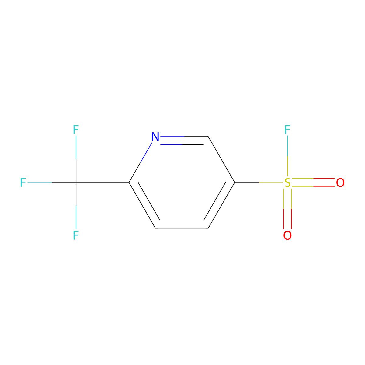 6-(Trifluoromethyl)pyridine-3-sulfonyl fluoride molecular structure, CAS 2138307-95-4