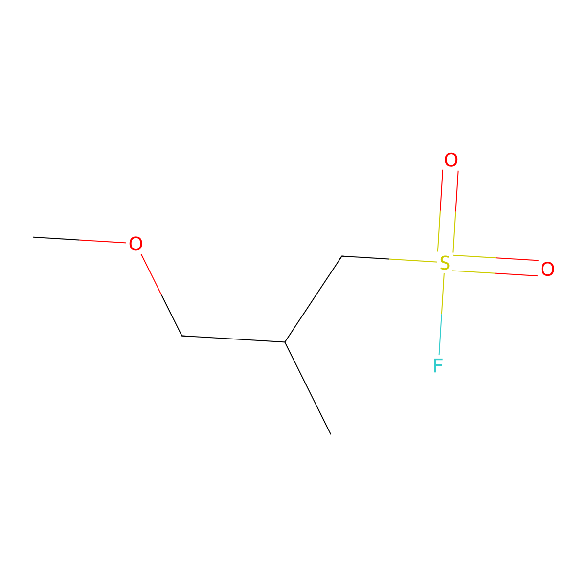 3-Methoxy-2-methylpropane-1-sulfonyl fluoride molecular structure, CAS 2138311-71-2