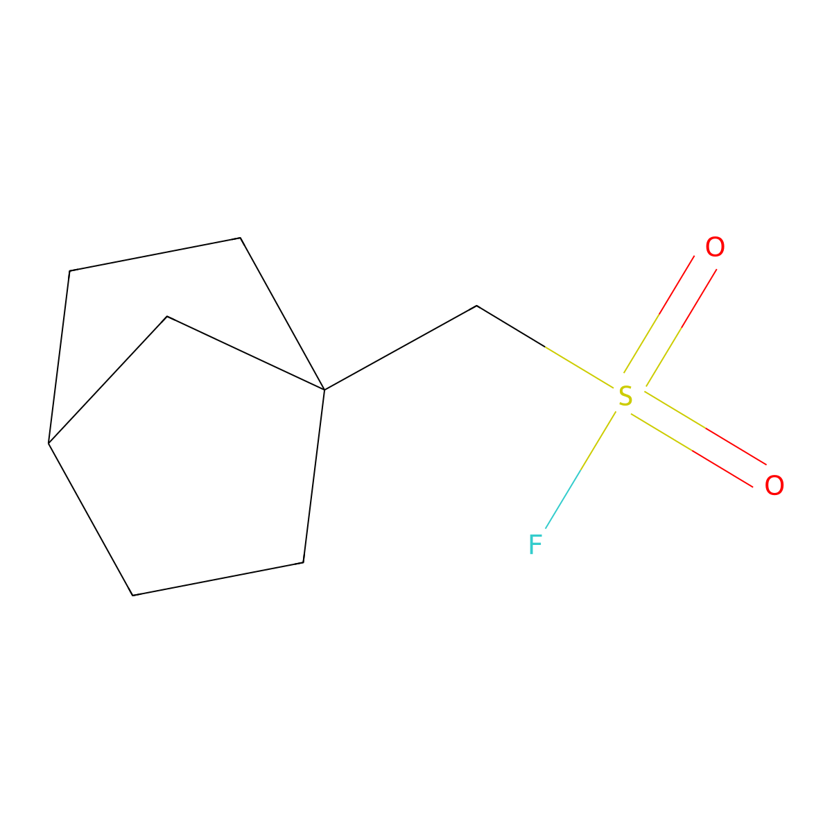 {Bicyclo[2.2.1]heptan-1-yl}methanesulfonyl fluoride molecular structure, CAS 2138331-59-4