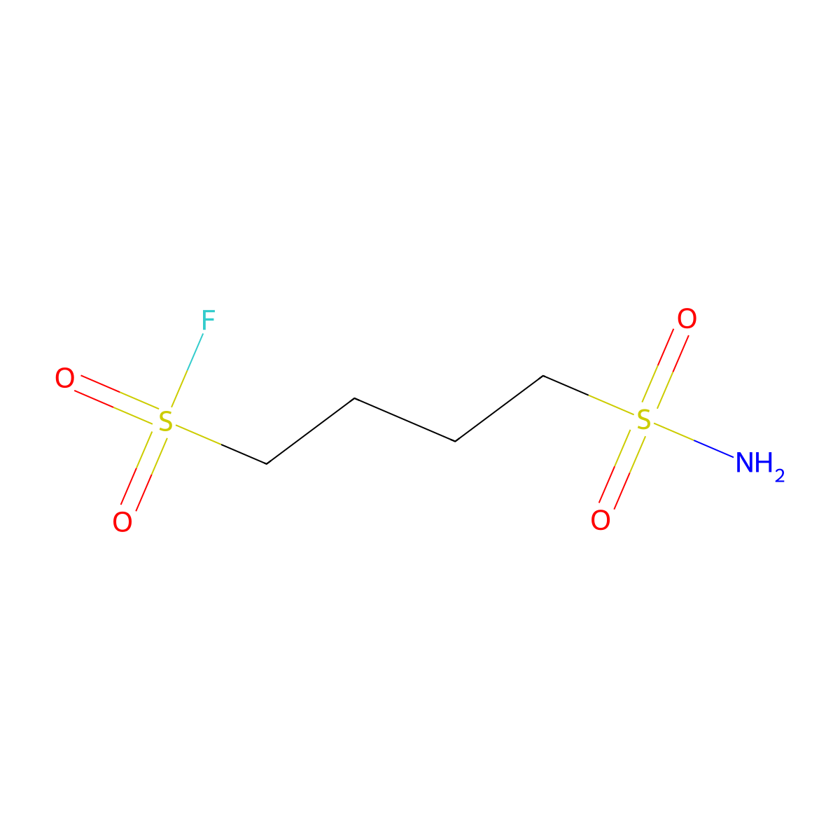 4-Sulfamoylbutane-1-sulfonyl fluoride molecular structure, CAS 2138332-08-6