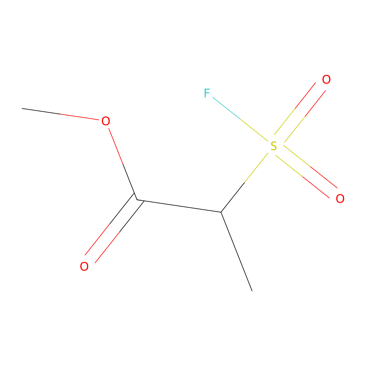 Methyl 2-sulfopropanoate molecular structure, CAS 2138340-44-8