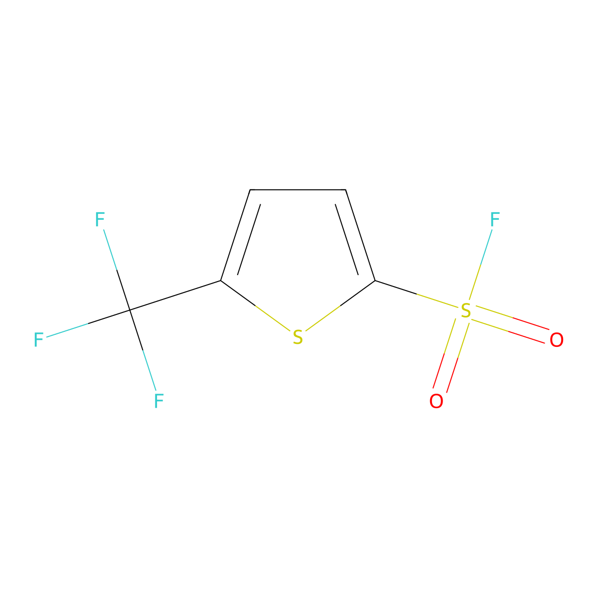 5-(Trifluoromethyl)thiophene-2-sulfonyl fluoride molecular structure, CAS 2138342-12-6