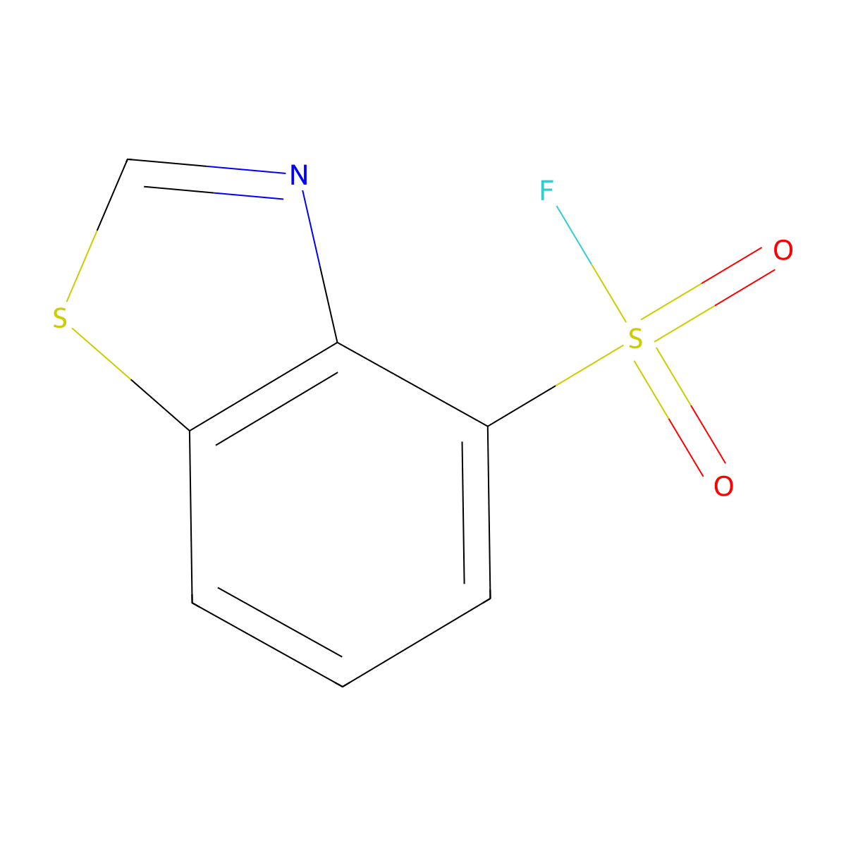 1,3-Benzothiazole-4-sulfonyl fluoride molecular structure, CAS 2138342-15-9