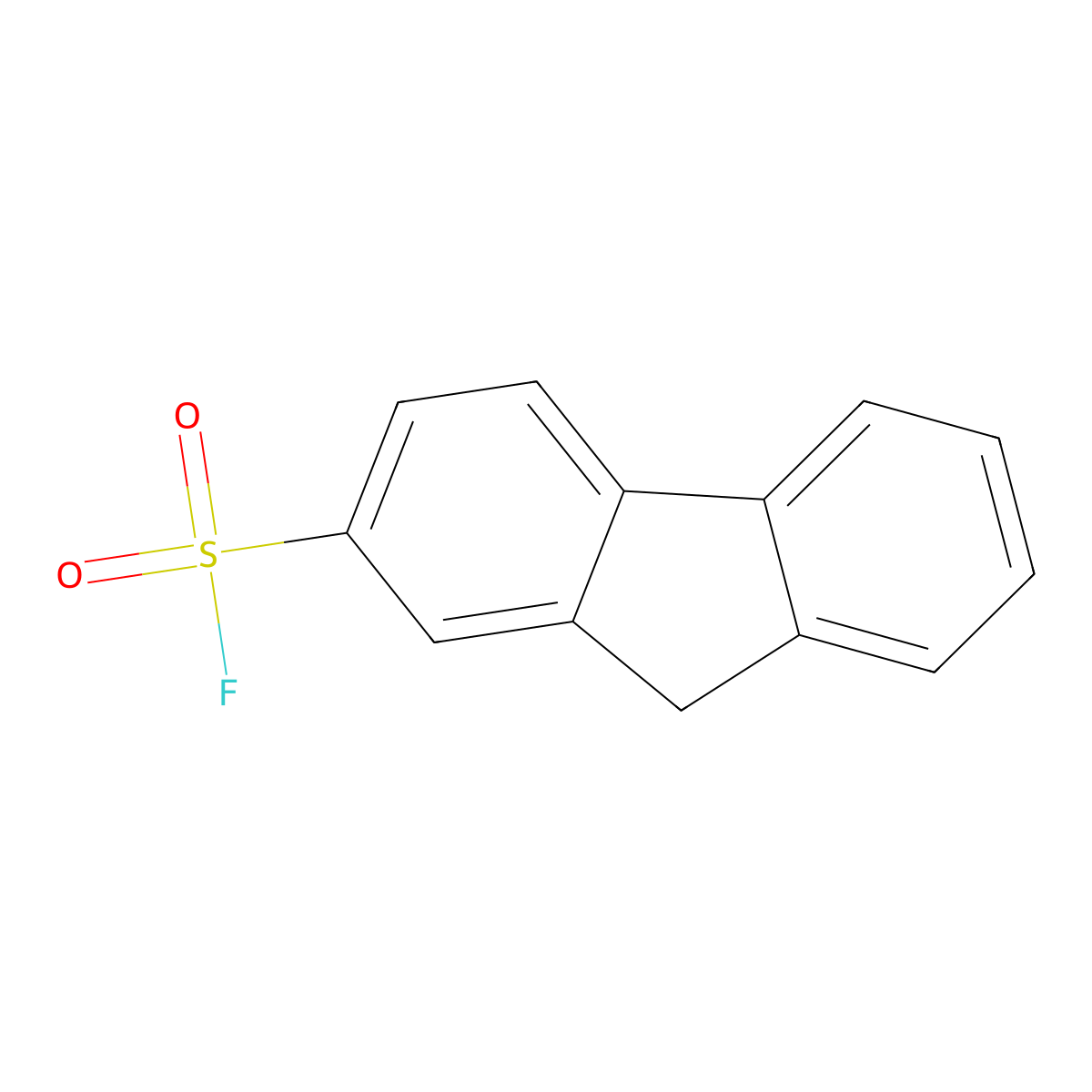 9H-fluorene-2-sulfonyl fluoride molecular structure, CAS 2138342-24-0