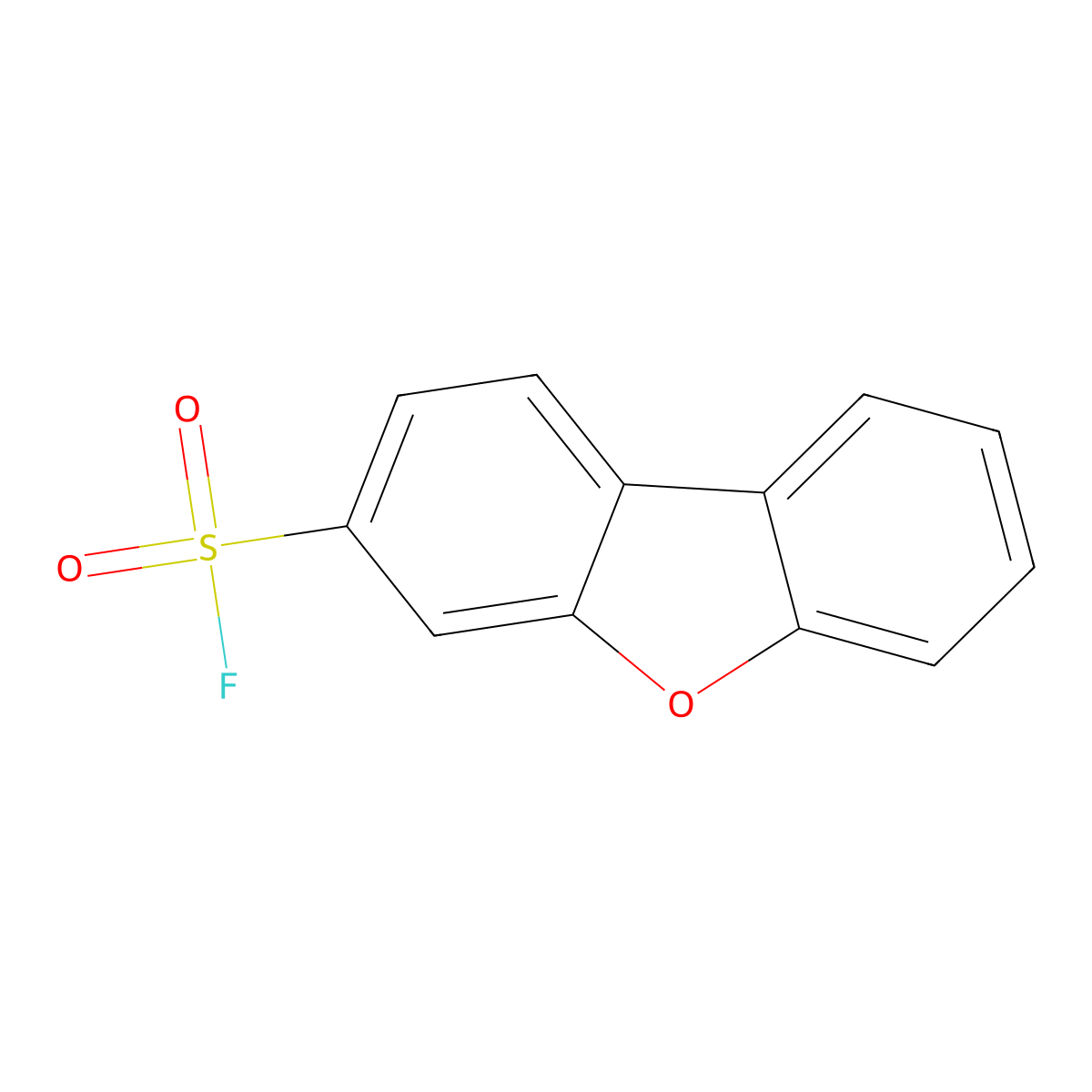 8-Oxatricyclo[7.4.0.0,2,7]trideca-1(9),2(7),3,5,10,12-hexaene-5-sulfonyl fluoride molecular structure, CAS 2138342-44-4