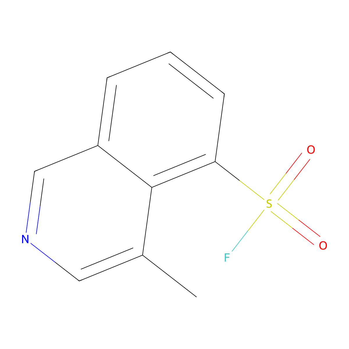 4-Methylisoquinoline-5-sulfonyl fluoride molecular structure, CAS 2138349-42-3