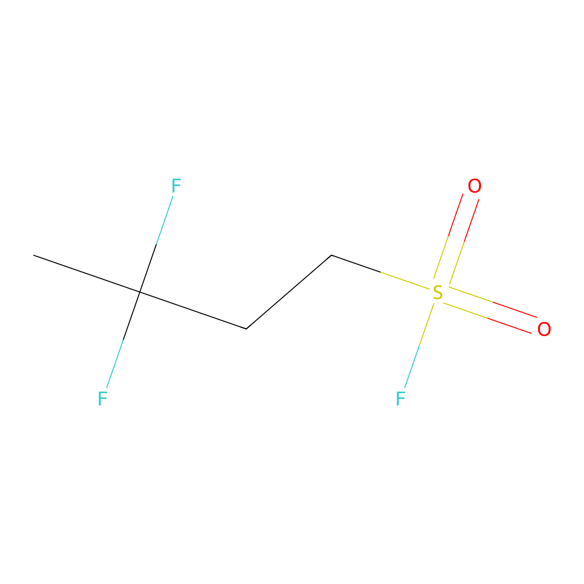 3,3-Difluorobutane-1-sulfonyl fluoride molecular structure, CAS 2138355-13-0