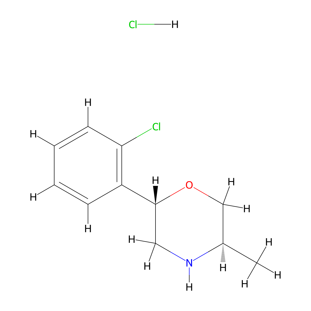 (2S,5R)-2-(2-Chlorophenyl)-5-methylmorpholine;hydrochloride molecular structure, CAS 2138388-38-0