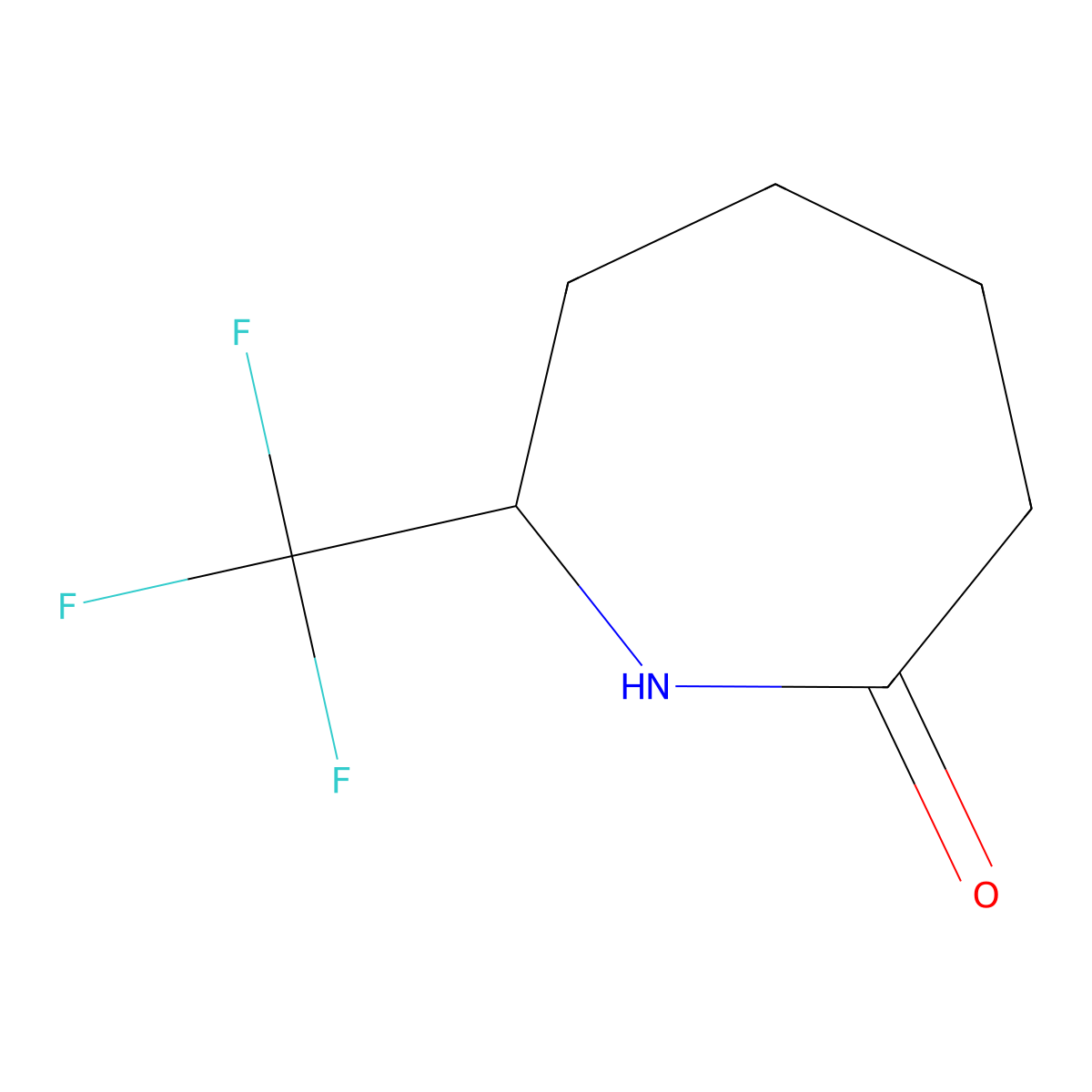 7-(Trifluoromethyl)azepan-2-one molecular structure, CAS 2138391-97-4