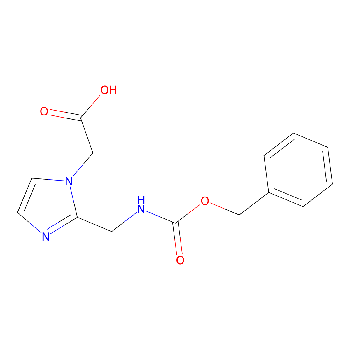 2-[2-({[(benzyloxy)carbonyl]amino}methyl)-1H-imidazol-1-yl]acetic acid molecular structure, CAS 2138393-41-4