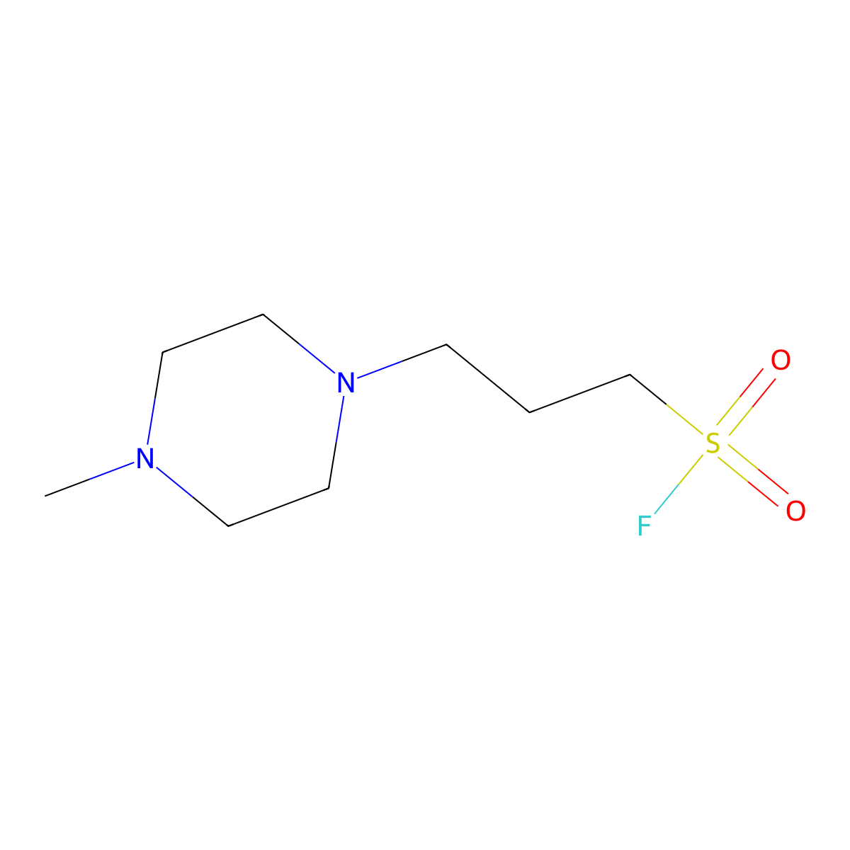 3-(4-Methylpiperazin-1-yl)propane-1-sulfonyl fluoride molecular structure, CAS 2138398-27-1
