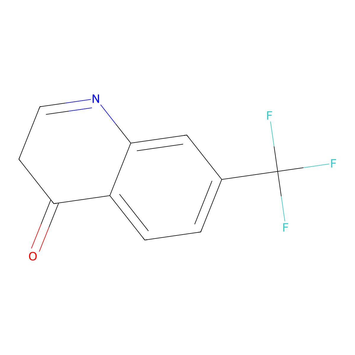 7-(Trifluoromethyl)-3,4-dihydroquinolin-4-one molecular structure, CAS 2138402-34-1