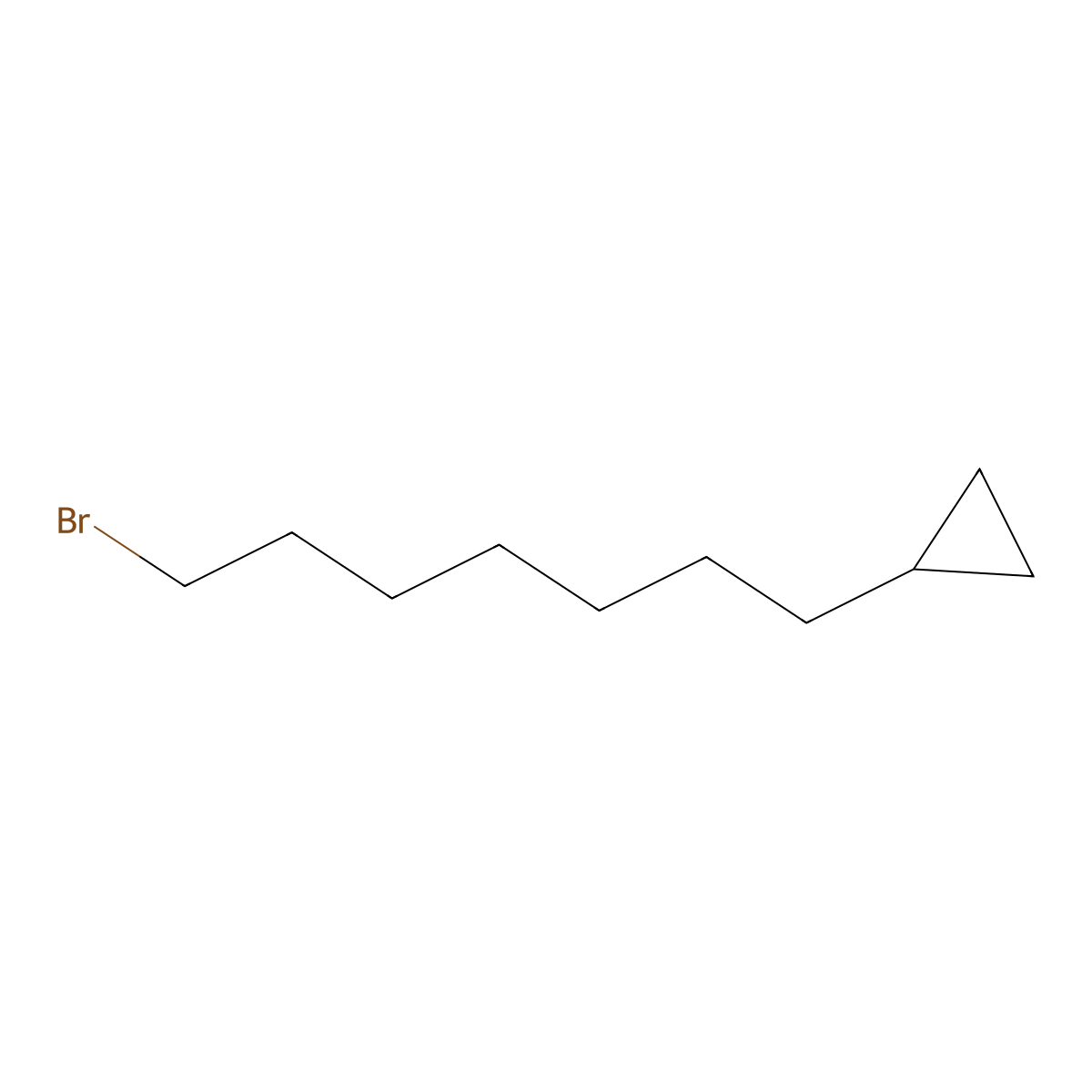 (7-Bromoheptyl)cyclopropane molecular structure, CAS 2138409-38-6