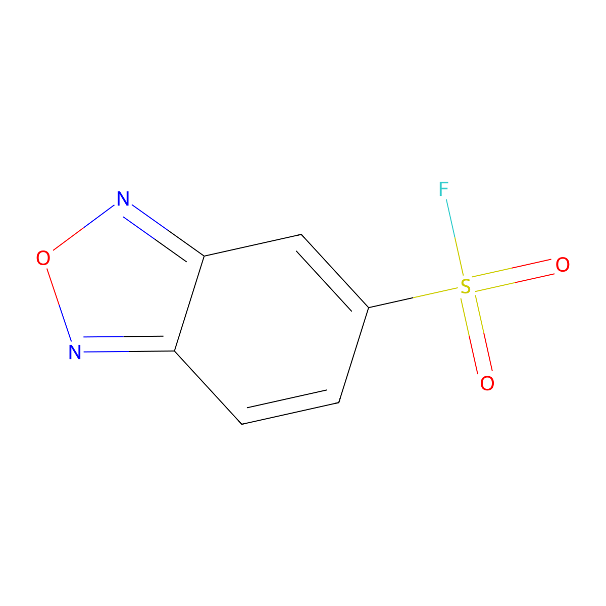 2,1,3-Benzoxadiazole-5-sulfonyl fluoride molecular structure, CAS 2138419-35-7