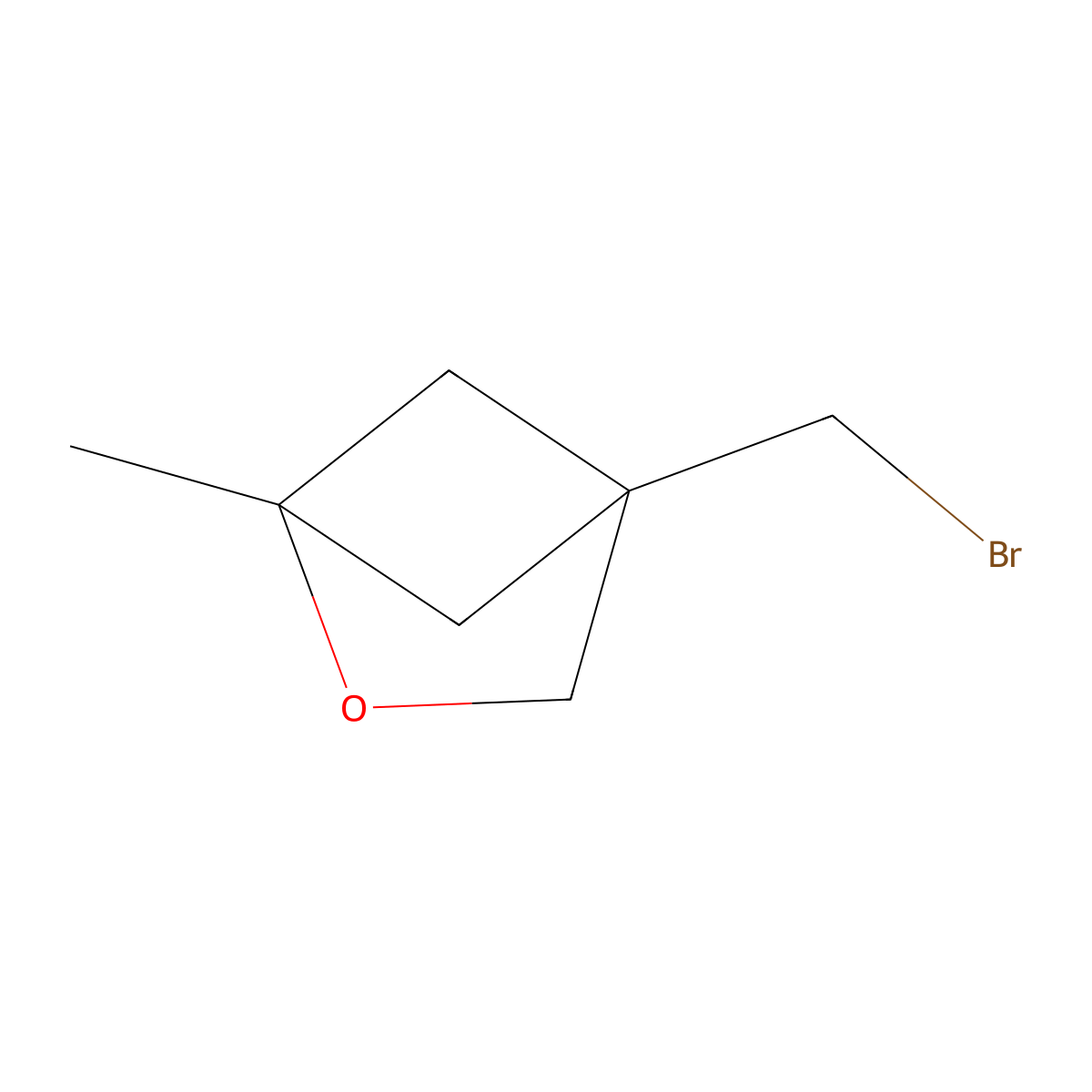 4-(Bromomethyl)-1-methyl-2-oxabicyclo[2.1.1]hexane molecular structure, CAS 2138423-39-7