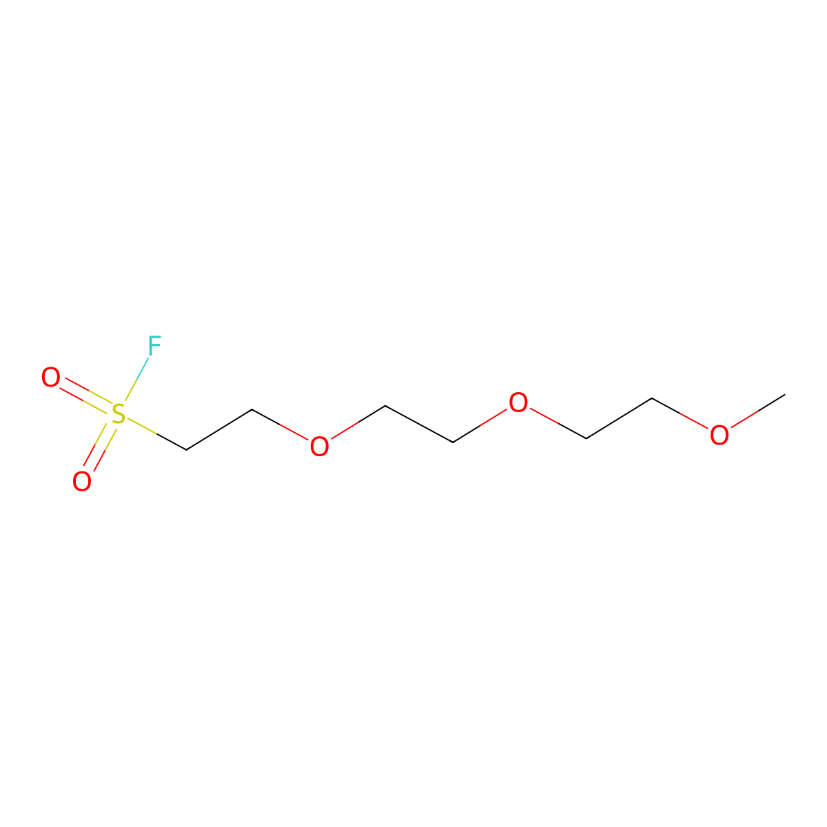 2-[2-(2-Methoxyethoxy)ethoxy]ethane-1-sulfonyl fluoride molecular structure, CAS 2138425-18-8
