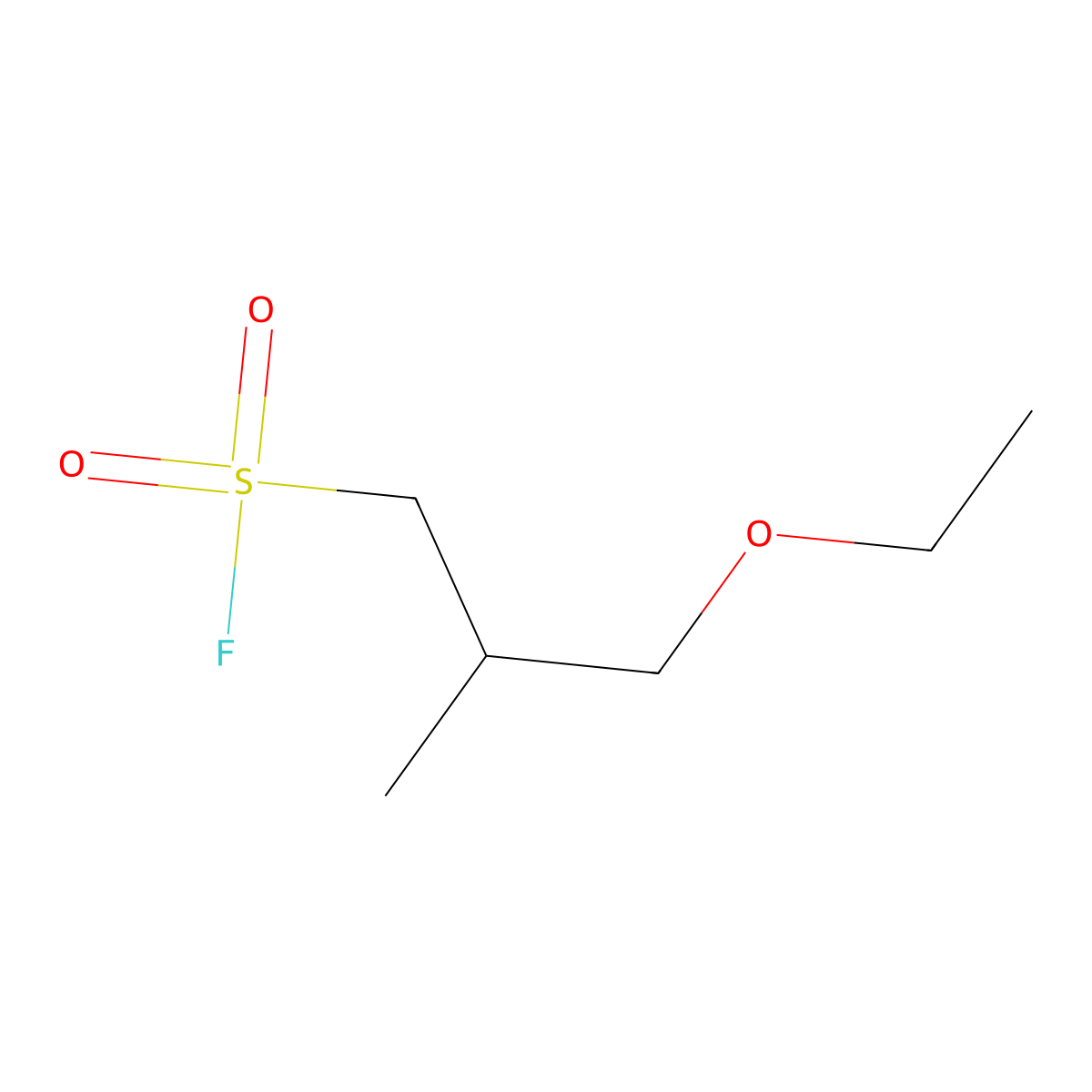 3-Ethoxy-2-methylpropane-1-sulfonyl fluoride molecular structure, CAS 2138425-34-8