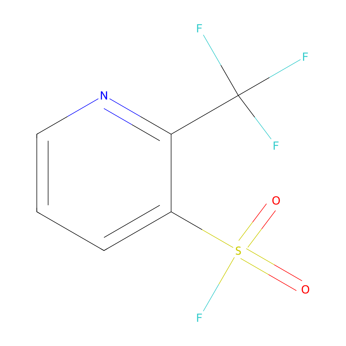 2-(Trifluoromethyl)pyridine-3-sulfonyl fluoride molecular structure, CAS 2138426-92-1