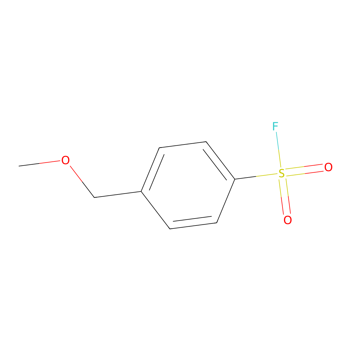 4-(Methoxymethyl)benzene-1-sulfonyl fluoride molecular structure, CAS 2138434-08-7