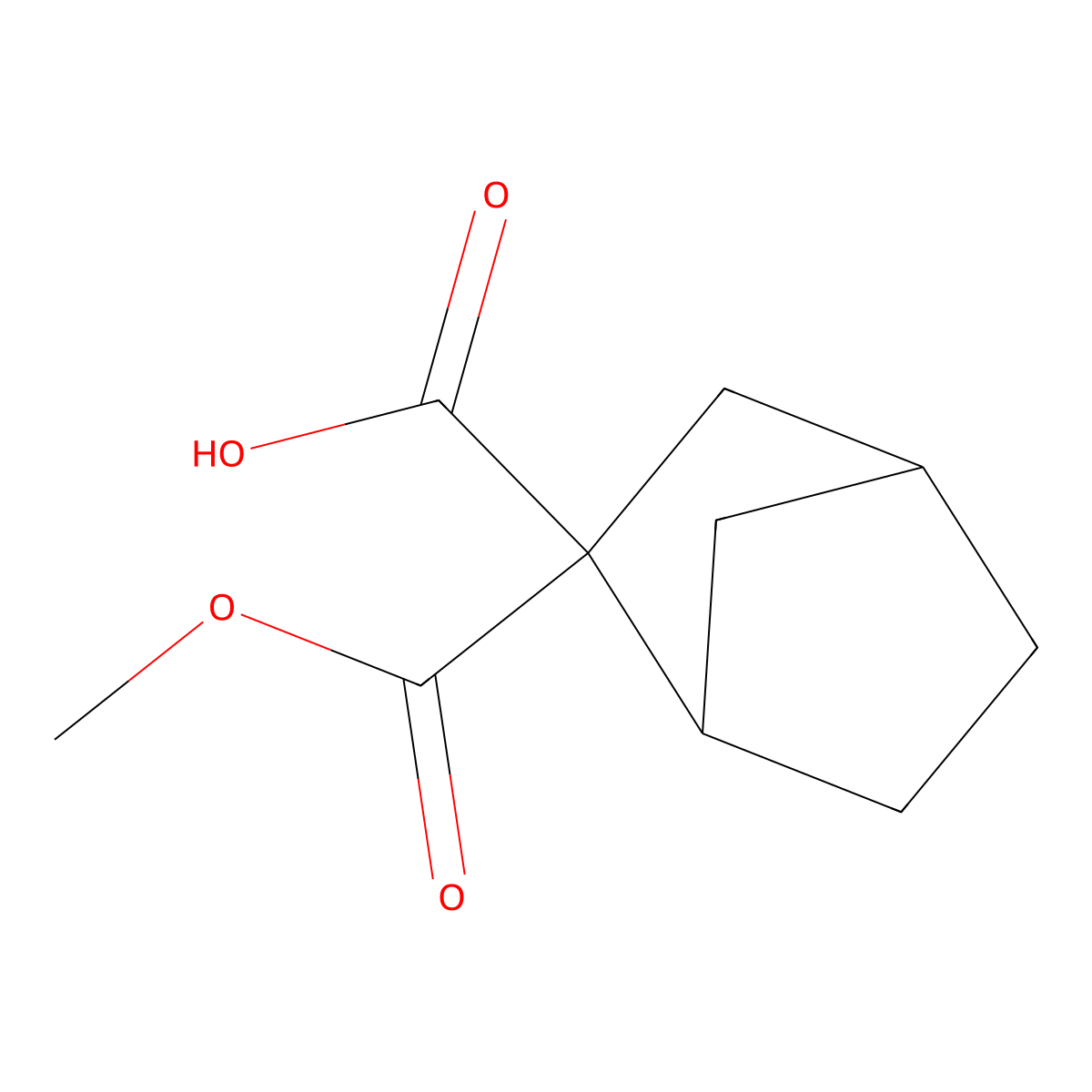 2-(Methoxycarbonyl)bicyclo[2.2.1]heptane-2-carboxylic acid molecular structure, CAS 2138509-78-9