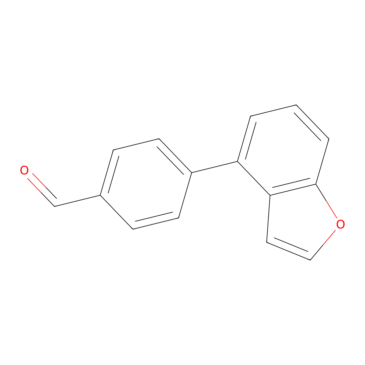 4-(1-Benzofuran-4-yl)benzaldehyde molecular structure, CAS 2138517-78-7
