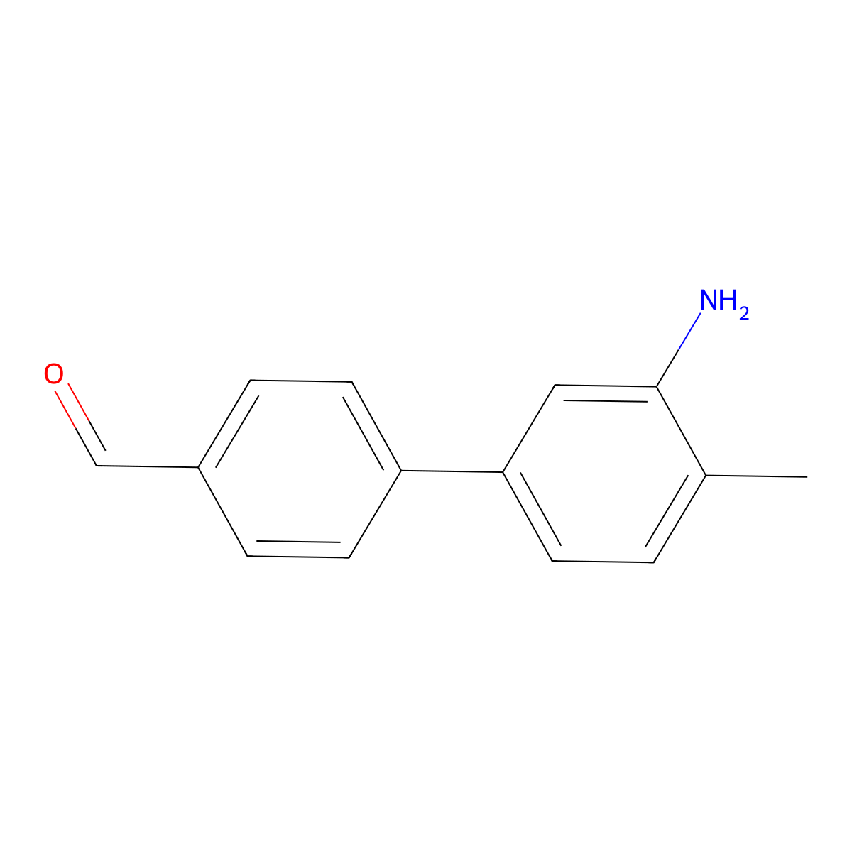 4-(3-Amino-4-methylphenyl)benzaldehyde molecular structure, CAS 2138523-38-1