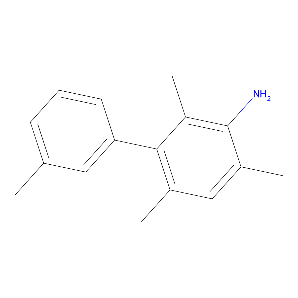 2,4,6-Trimethyl-3-(3-methylphenyl)aniline molecular structure, CAS 2138525-25-2