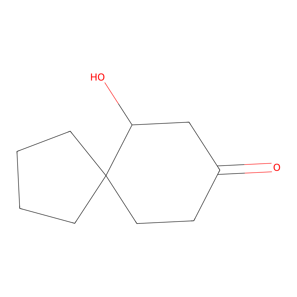 6-Hydroxyspiro[4.5]decan-8-one molecular structure, CAS 2138534-73-1