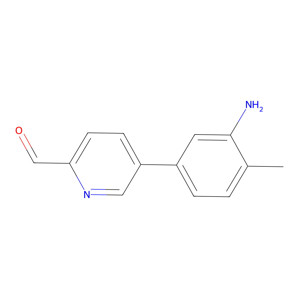 5-(3-Amino-4-methylphenyl)pyridine-2-carbaldehyde molecular structure, CAS 2138569-79-4
